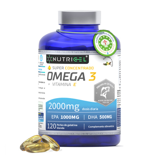 Omega 3 Epa 1000mg Dha 500mg 120 Perlas - Nutricel_0