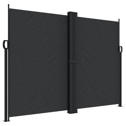 Vidaxl Toldo Lateral Retráctil Negro 180x1000 Cm_0