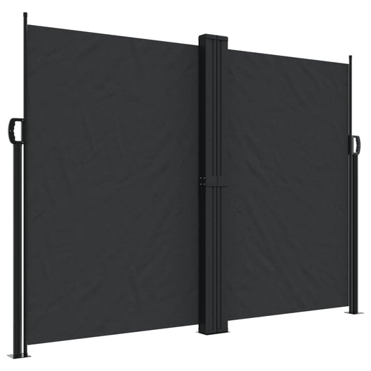 Vidaxl Toldo Lateral Retráctil Negro 180x1000 Cm_0