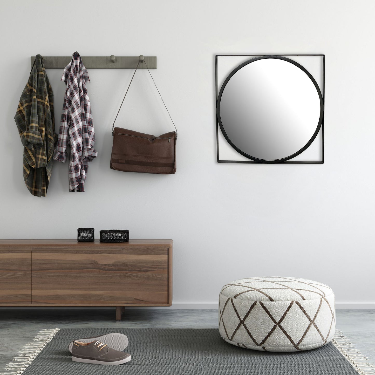 Espejo De Pared 54x54 Cm_2