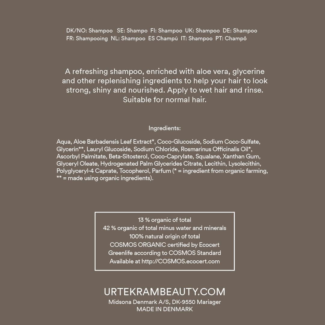 Pack 2x Champú de Romero para cabello fino Urtekram 500 ml