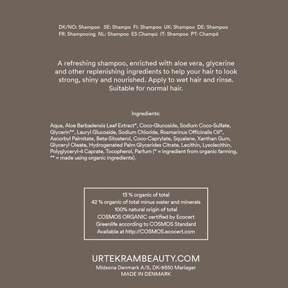 Pack 2x Champú de Romero para cabello fino Urtekram 500 ml