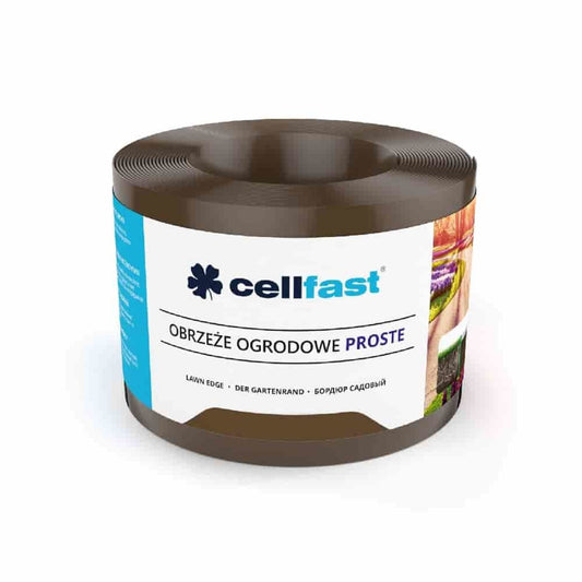 Borde De Jardín Flexible Marrón, 15cm X 9m_0