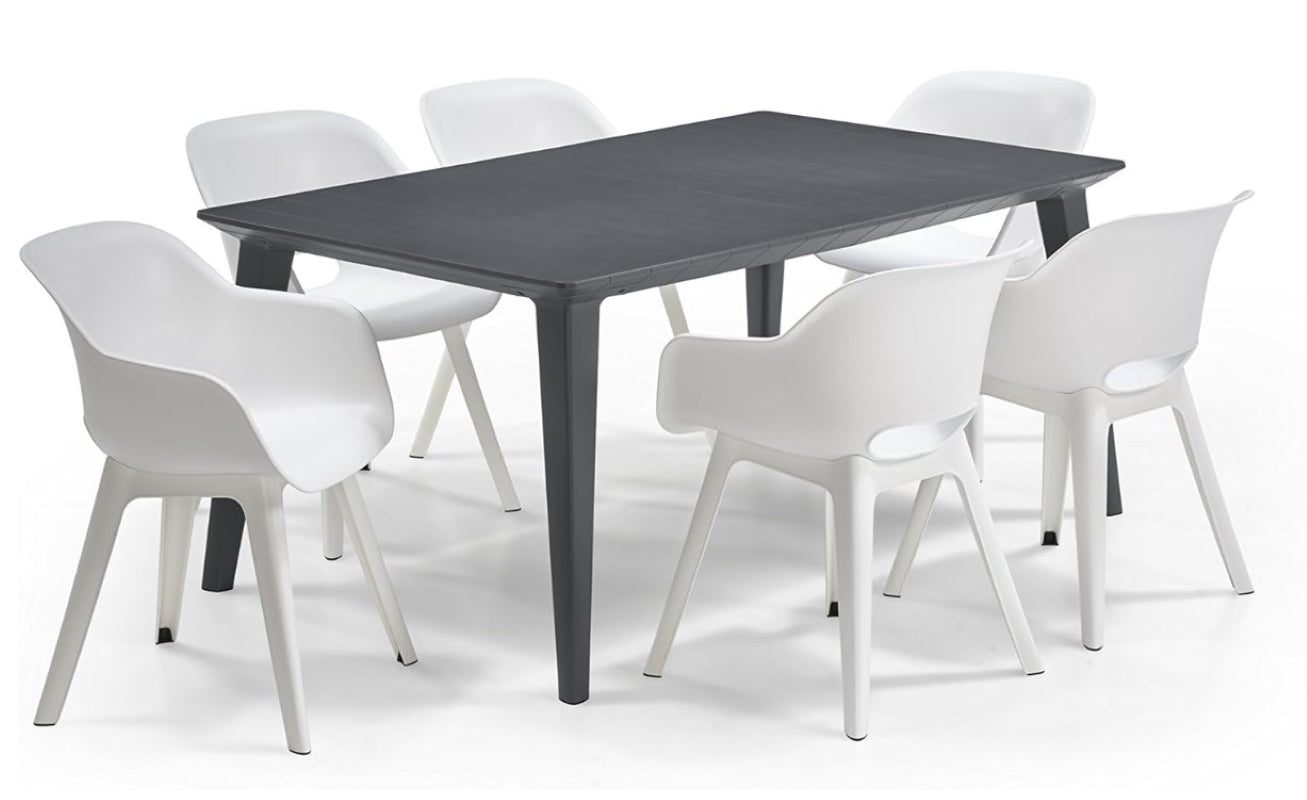 Keter, Conjunto Akola Dos Sillas Jardín Blanco, 56.7 X 55.8 X 80.1 Cm,2 Uds_1
