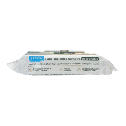 Papel Higiénico Húmedo Familiar Brevia 60 uds