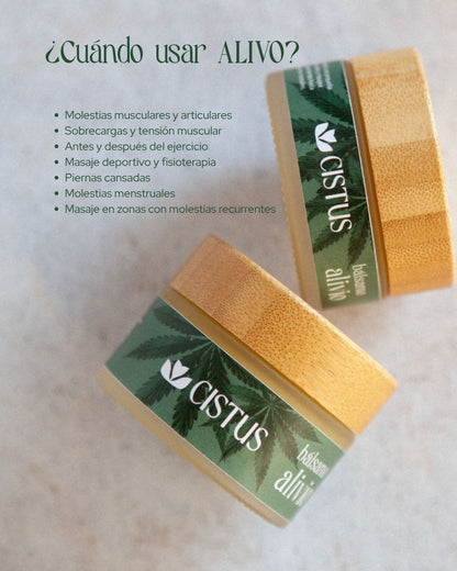 Bálsamo de masaje para molestias musculares y articulares con 10% CBD, Árnica e Hipérico | ALIVIO 50 ml_4