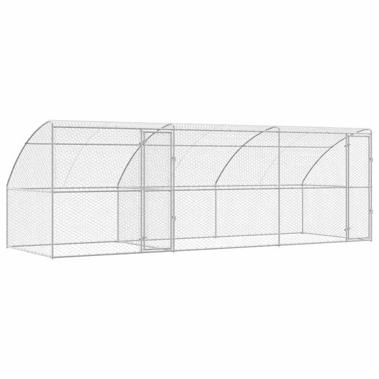 Refugio Para Perros 3 Pcs Plateado 6 X 2 X 2 M_0