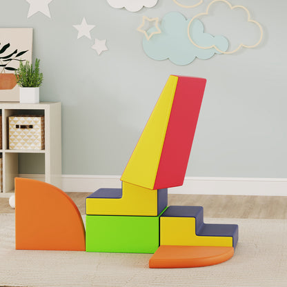 Aiyaplay Juego De 6 Bloques De Espuma Para Niños Base Antideslizante Multicolor_3
