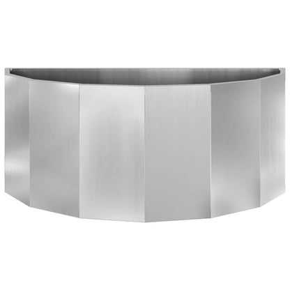 Jardinera Plateado 90 X 45 X 35 Cm Acero Galvanizado_4