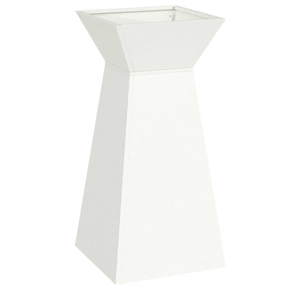 Maceta Pilar 2 Uds. Blanco 35 X 35 X 73 Cm_4