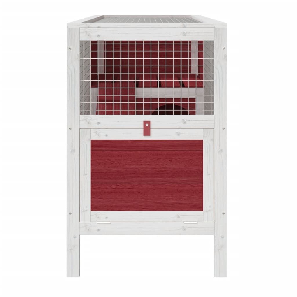 Vidaxl Conejera De Madera Maciza De Pino Mocha 103x44x69,5 Cm_4