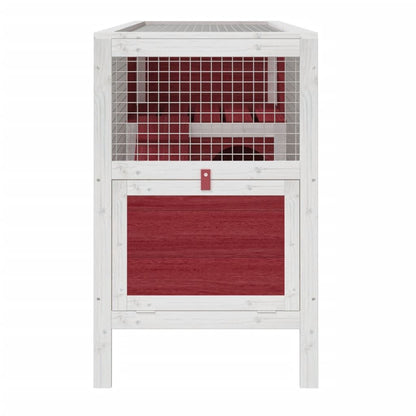 Vidaxl Conejera De Madera Maciza De Pino Mocha 103x44x69,5 Cm_4