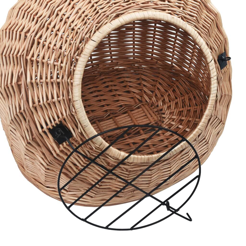Vidaxl Transportín Para Gatos Sauce Natural 45x35x35 Cm_4