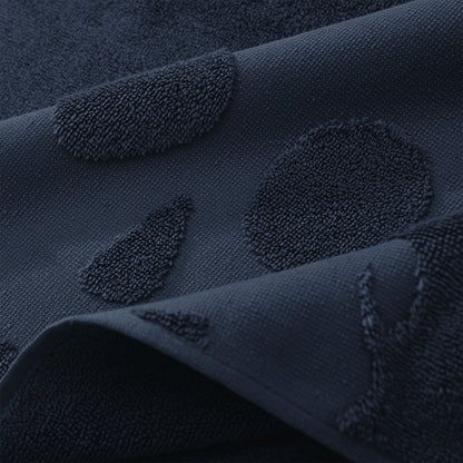 Alfombra De Baño Calavera 50x80cm 100% Algodón 750gsm Azul Marino Scalpers Home