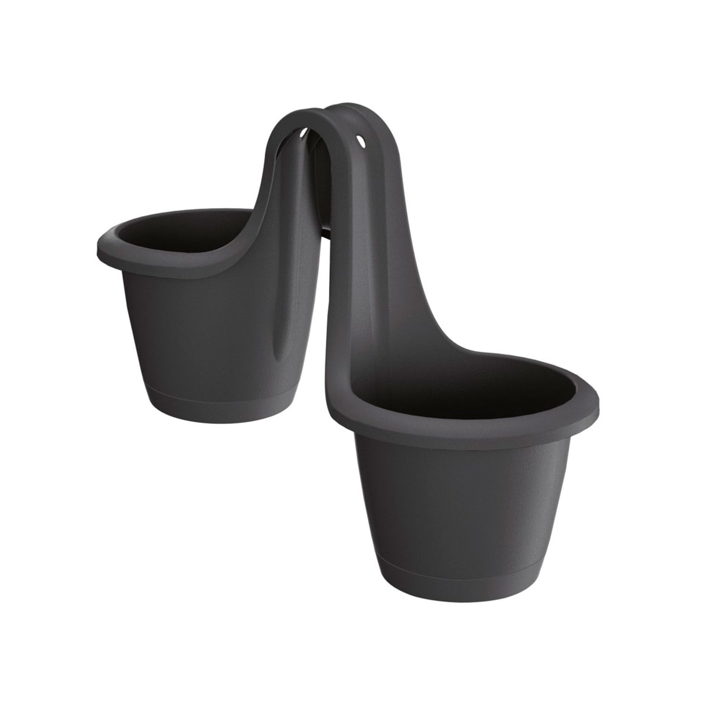 Maceta Respana Twins 5l., Dimensiones (mm) 463x200x336, Color Antracita_0