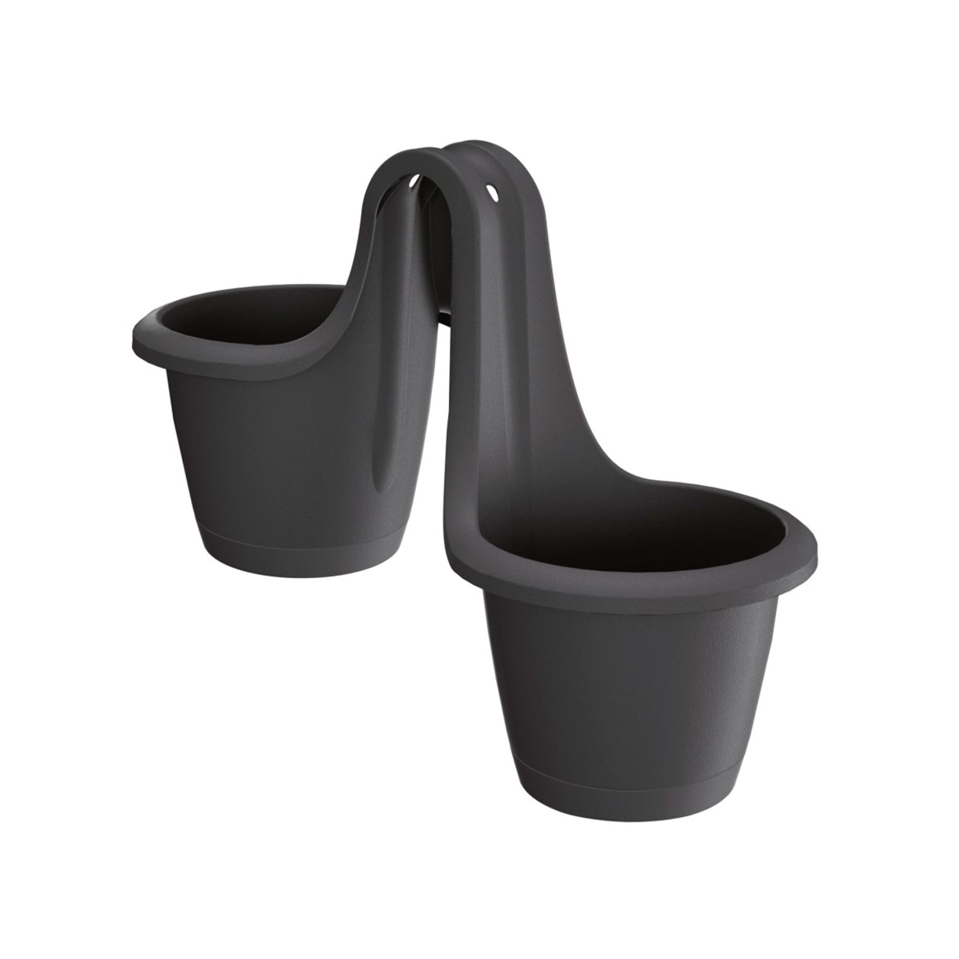 Maceta Respana Twins 5l., Dimensiones (mm) 463x200x336, Color Antracita_0