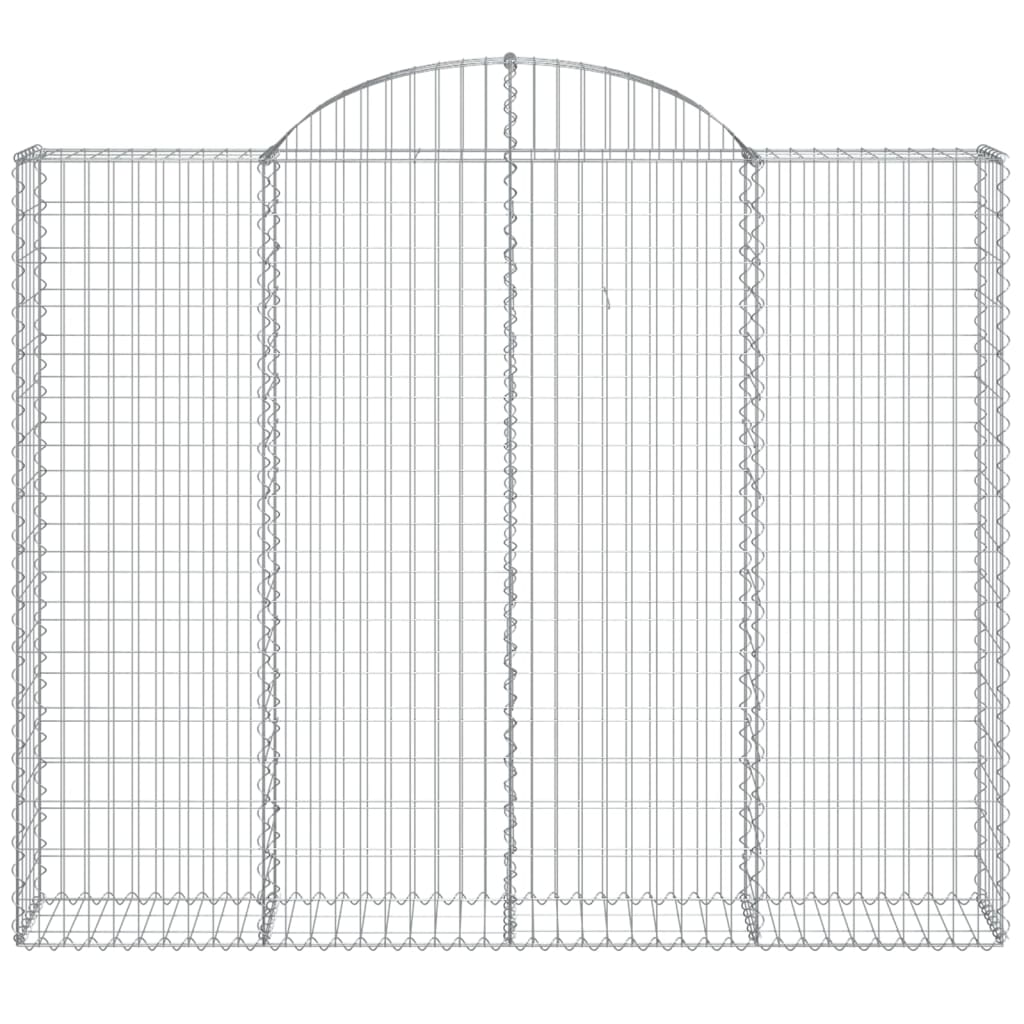 Cestas Gaviones 2 Uds Forma De Arco Hierro 200x30x160/180 Cm_3