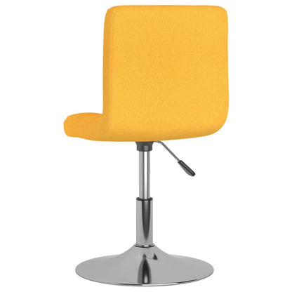 Taburete De Cocina Giratorio De Tela Amarillo_3