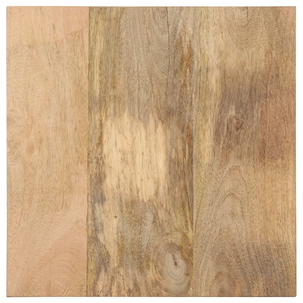 Mesa Auxiliar De Madera Maciza De Mango 40x40x35 Cm_2