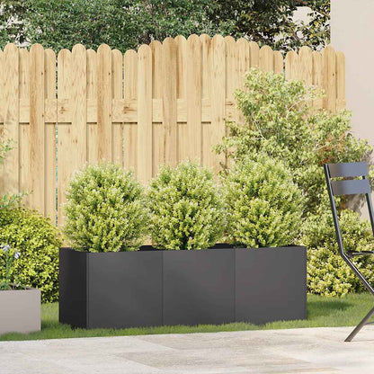 Jardinera Negra 120x40x40 Cm Acero Laminado En Frío_2