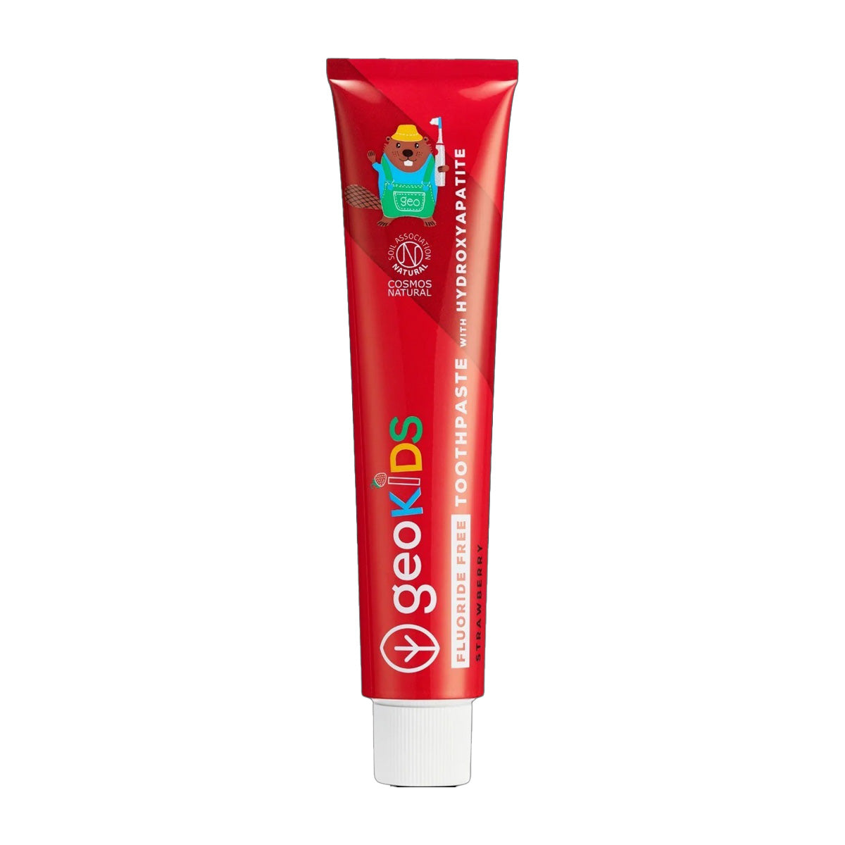 Pasta de dientes para niños con hidroxiapatita Fresa Georganics 75 ml