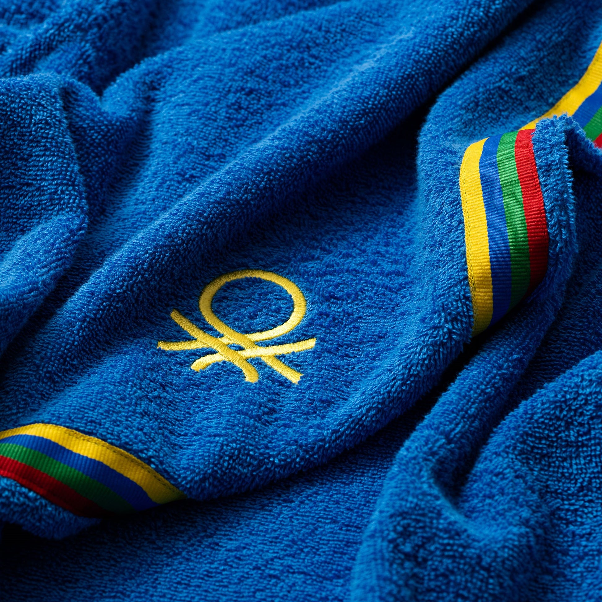 Albornoz Poncho De Niño 65x65cm 360 Gsm 100% Algodón Azul Kids_4