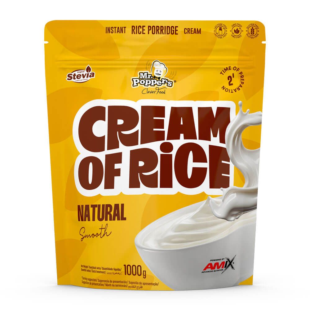 Cream Of Rice (crema De Arroz) - 1kg - Natural - Harina De Arroz - Amix Nutrition_0