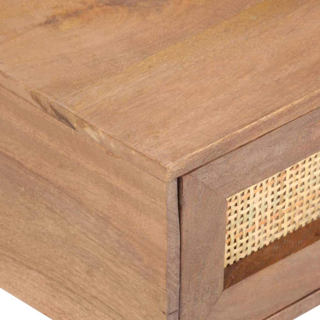 Mesa De Centro De Madera Maciza De Mango 100x60x40 Cm_4