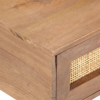 Mesa De Centro De Madera Maciza De Mango 100x60x40 Cm_4
