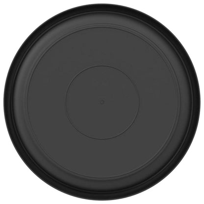 Bandeja Redonda Para Flores 24 Uds. Negro Ø 23,5 X 2,5 Cm_5