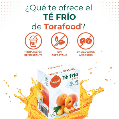 Te Frio Melocoton En Polvo - 12 Sobres de 3 Gramos Torafood_2