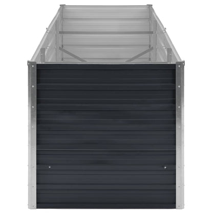 Arriate De Acero Galvanizado Gris Antracita 240x80x77 Cm_4