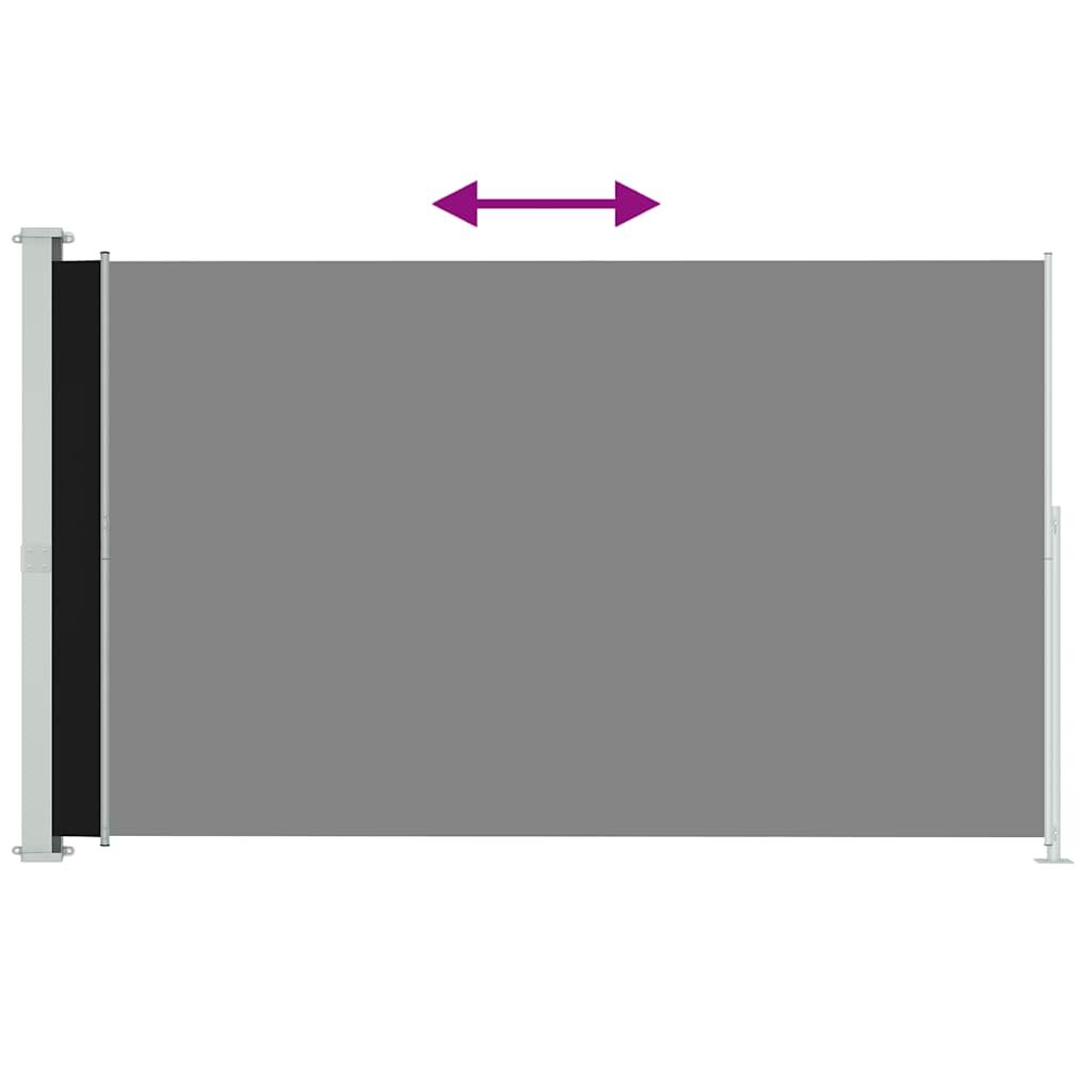 Vidaxl Toldo Lateral Retráctil De Jardín Negro 180x300 Cm_3