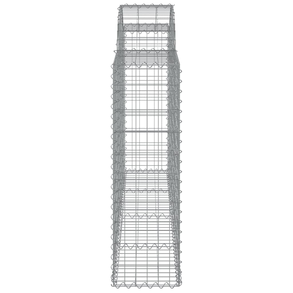 Cestas Gaviones 20 Uds Forma De Arco Hierro 200x30x100/120 Cm_4