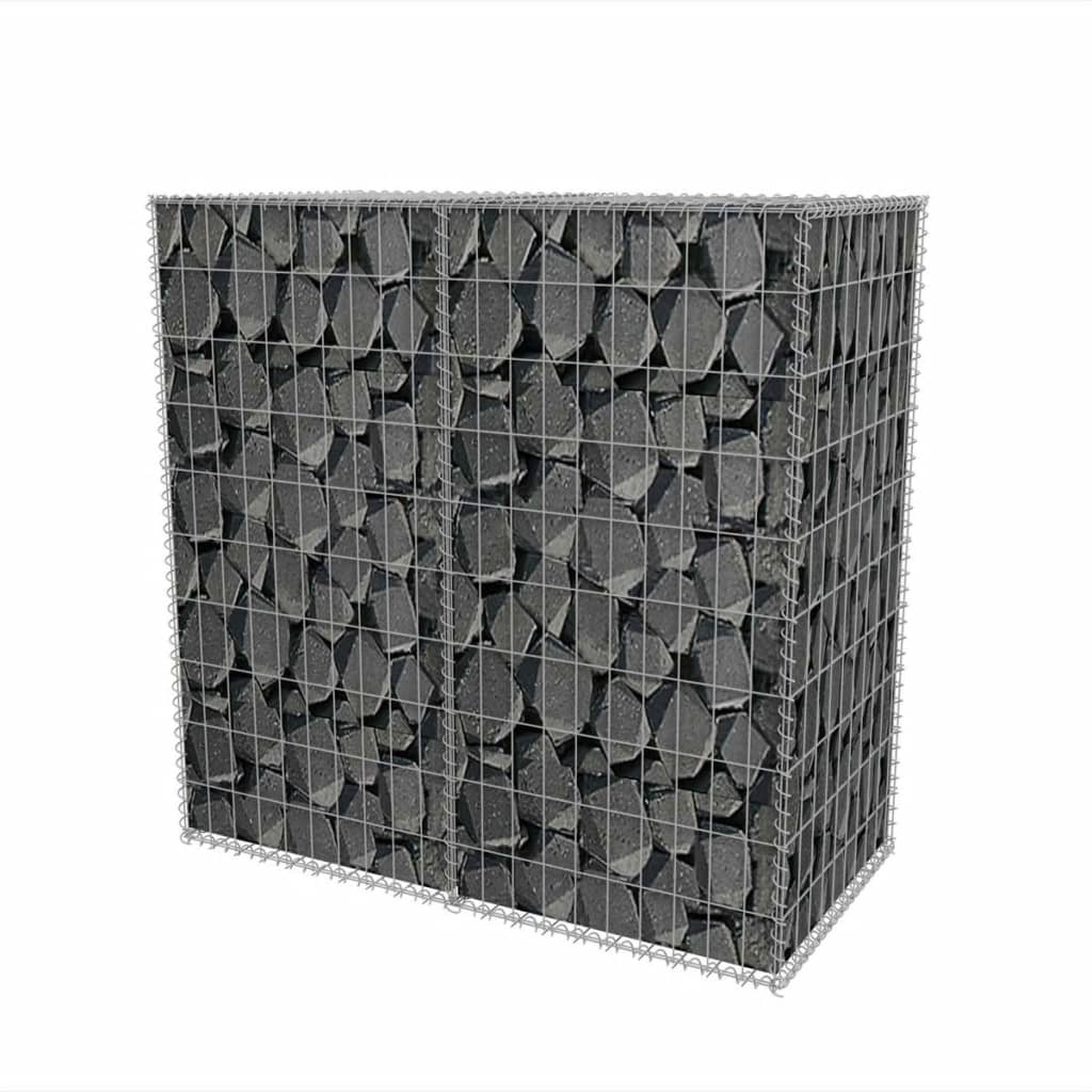 Cesta De Muro De Gaviones Acero Galvanizado 100x50x100 Cm / Vetonek_1