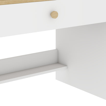 Secretária Infantil Aiyaplay Melamina De Madeira, Mdf Branco 80x50x100 Cm_3