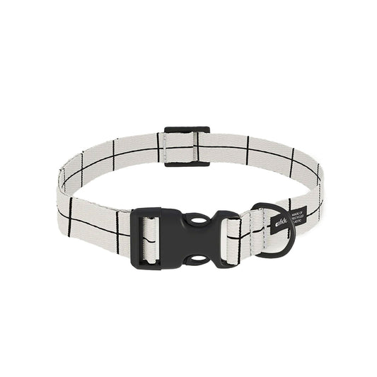 Cafide Collar De Material Pet Reciclado Beige. Modelo Juno._0