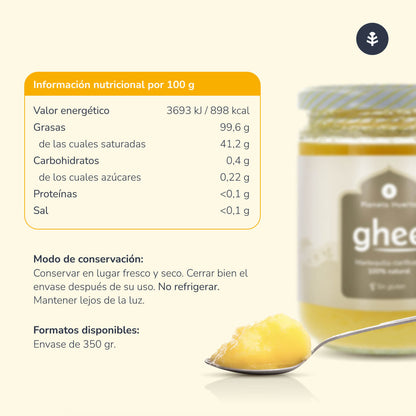 Pack 6xGhee mantequilla clarificada ECO Planeta Huerto 500 gr