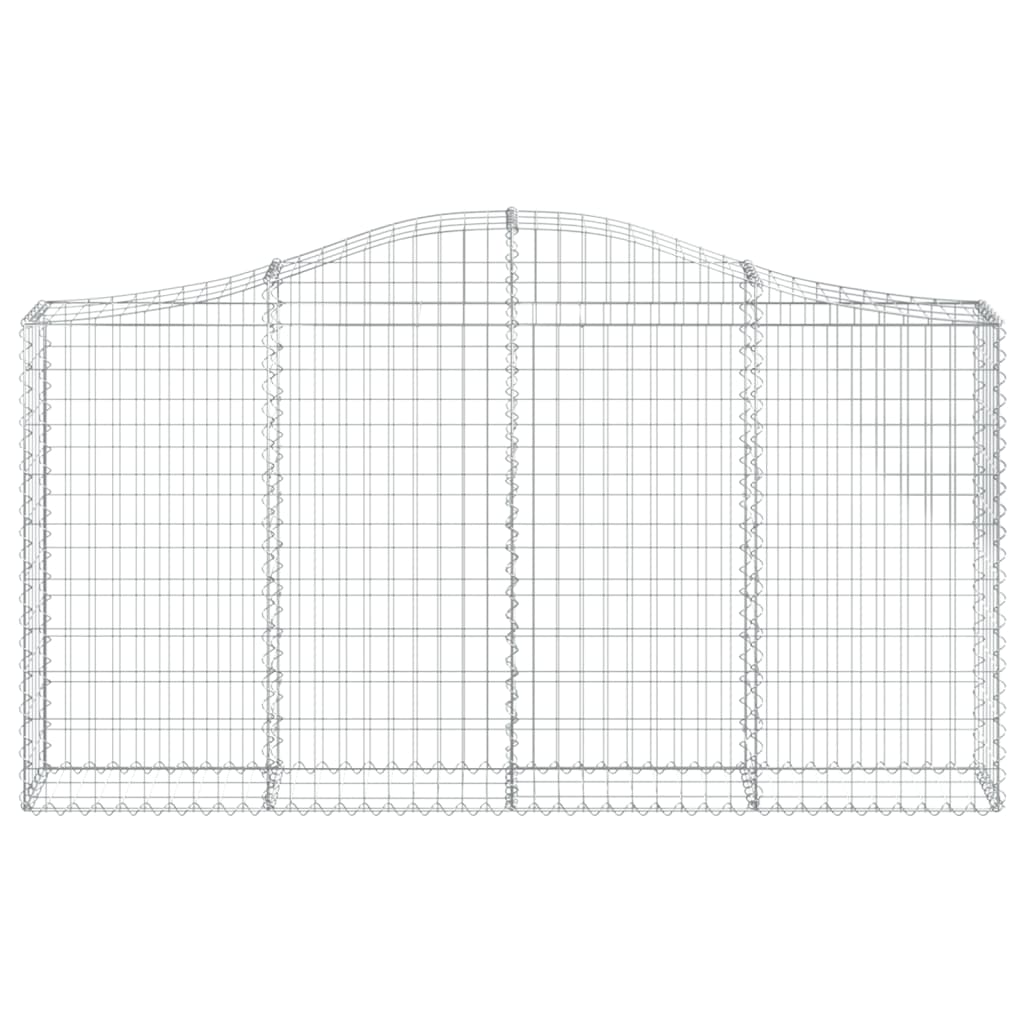 Cestas Gaviones 20 Uds Forma De Arco Hierro 200x30x100/120 Cm_3