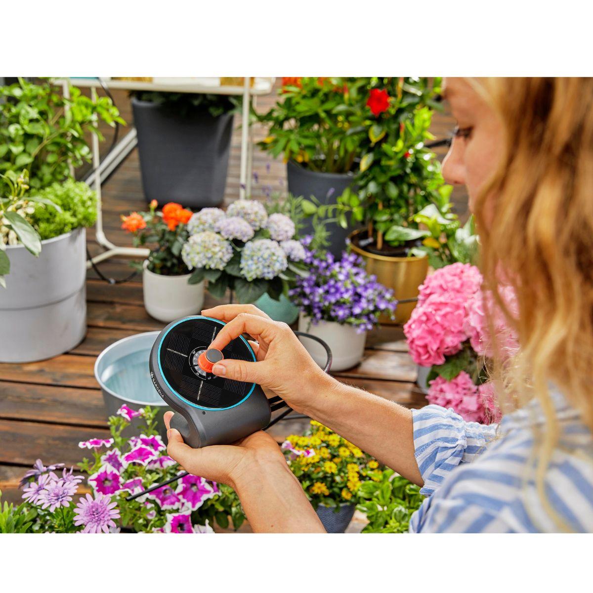 Set Riego AquaBloom Gardena Solar