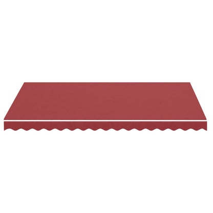 Tela De Repuesto Para Toldo Rojo Burdeos 3,5x2,5 M Poliéster_2