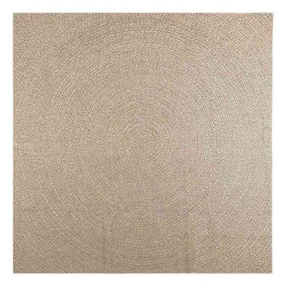 Vidaxl Alfombra Zizur Aspecto Yute Interior/exterior Beige 240x240 Cm_0
