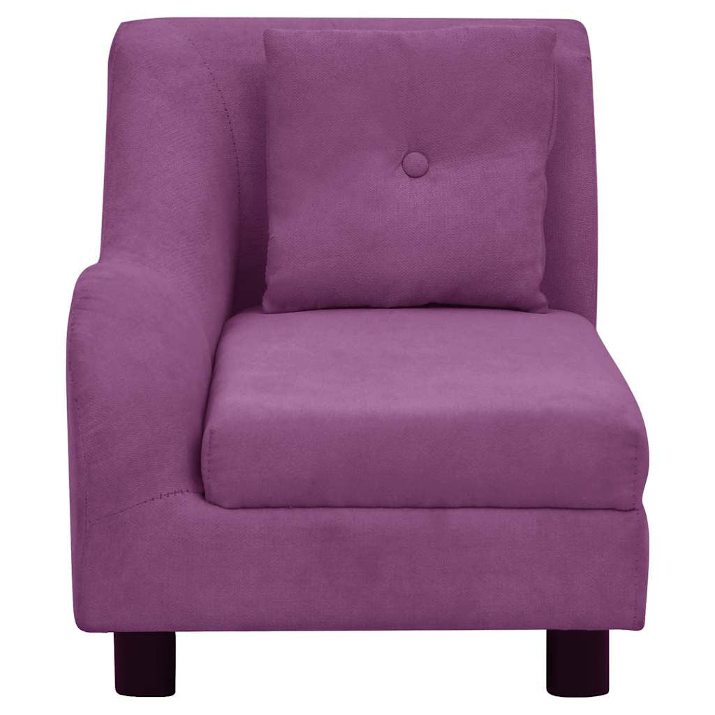 Vidaxl Sofá Para Perros Con Almohada Borgoña Felpa 83x44x44 Cm_4