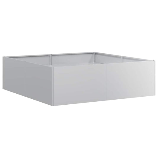 Jardinera 100x100x30 Cm De Acero Galvanizado_0