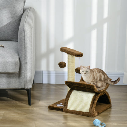 Pawhut Rascador Para Gatos Árbol Rascador Centro De Actividad 40x30x43cm Sisal_1