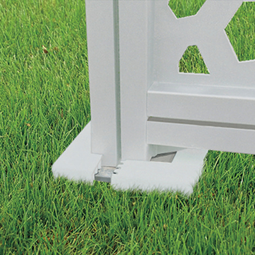 Tapa Embellecedora Para Anclaje Basfix 2x12.5x12.5 Cm Blanco Nortene_1