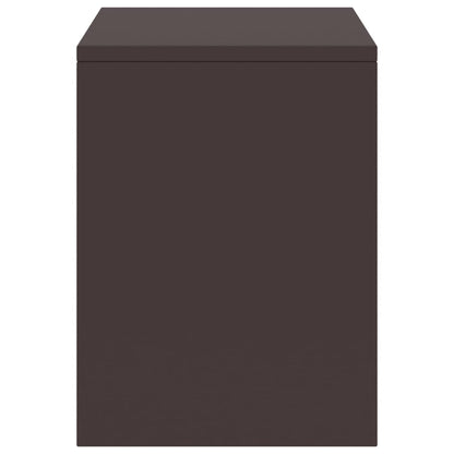 Mesitas De Noche 2 Uds Madera De Pino Marrón Oscuro 35x30x40 Cm_2