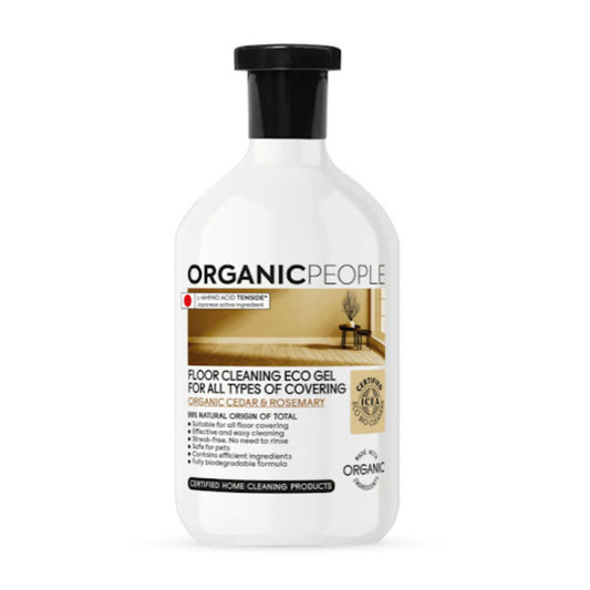 Gel Limpiador de Suelos ECO Pino y Romero Orgánicos, Organic People, 500 ml