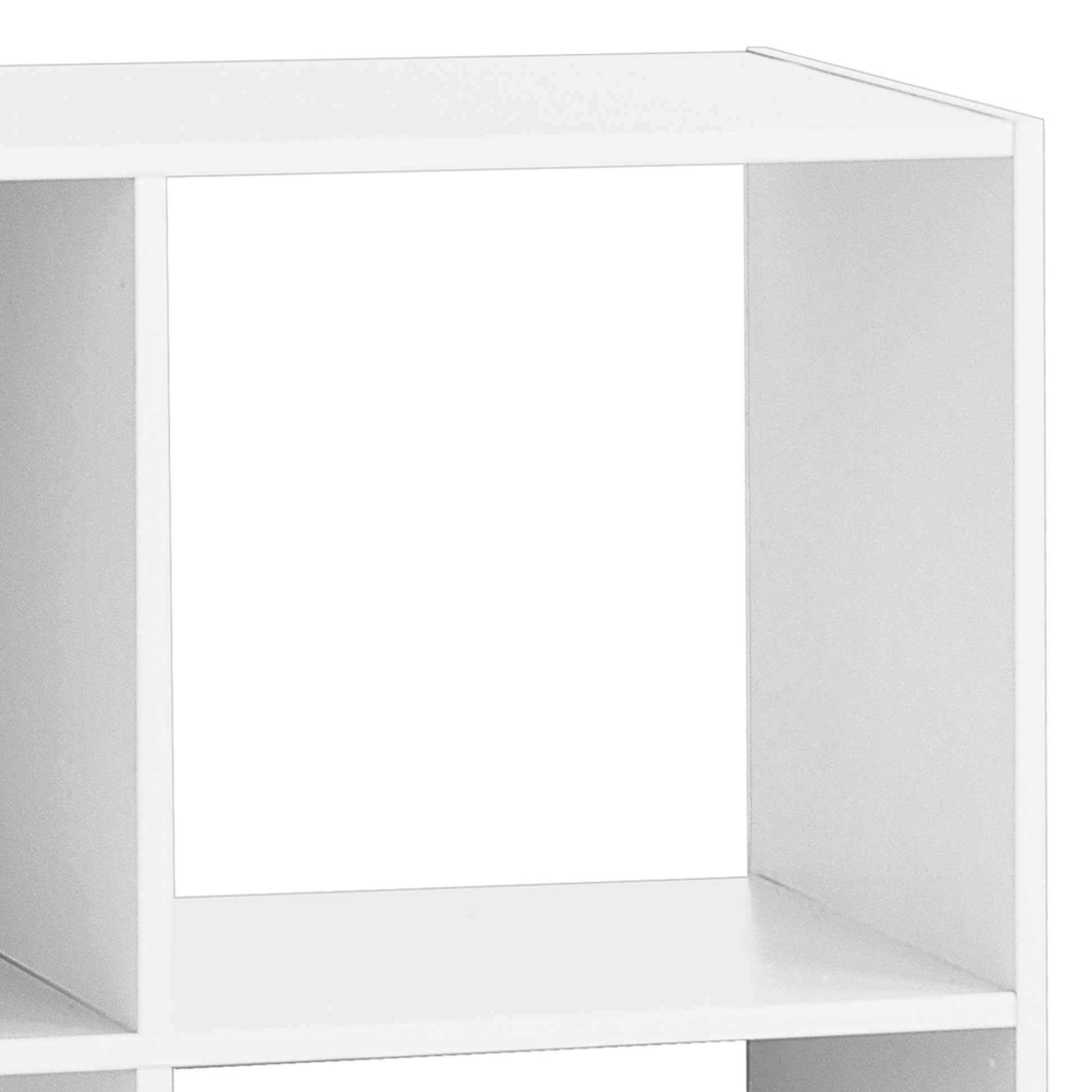 Wellhome Estantes Madera 4 Compartimentos Blanco_4