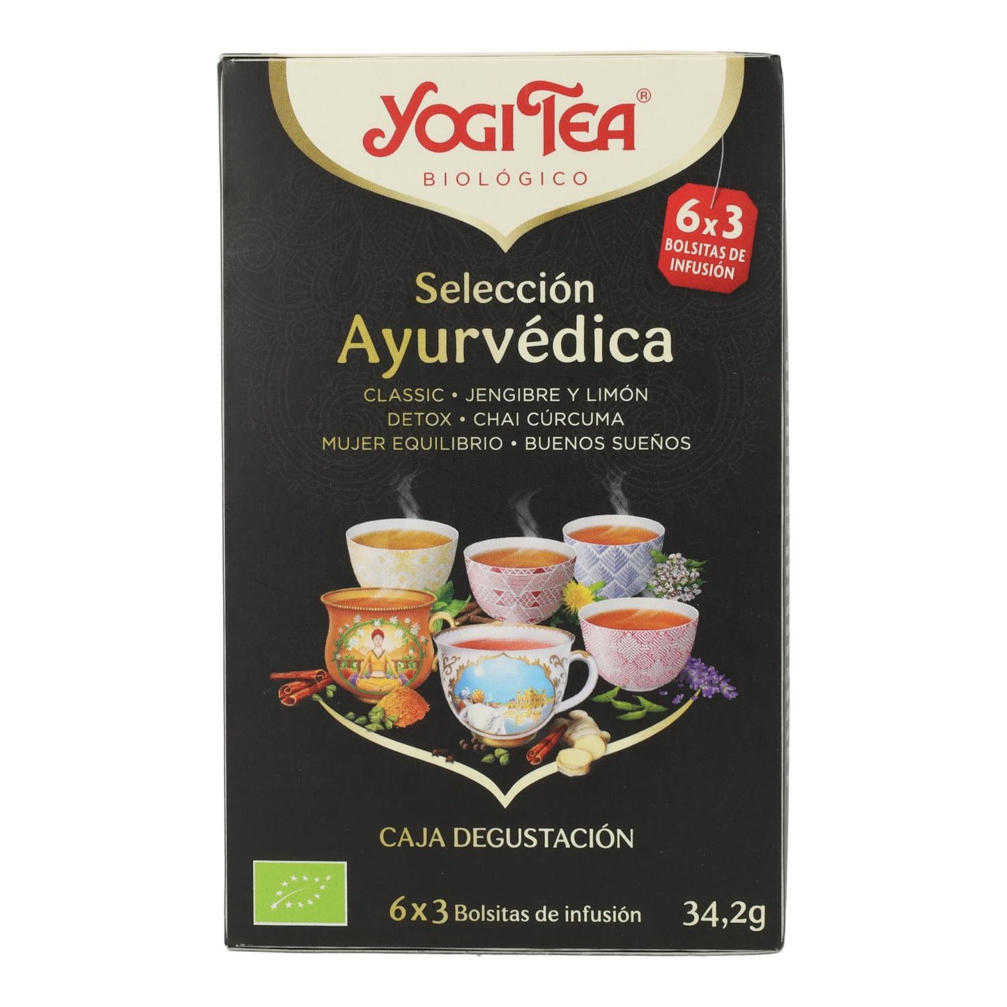 Yogi Tea BIO Selección Ayurvédica 18 bolsitas variadas